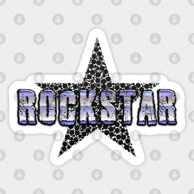 Rockstar Sticker by Sinmara